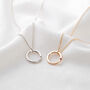 Personalised Small Birthstone Ring Necklace, thumbnail 4 of 7