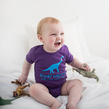 personalised dinosaur teddy