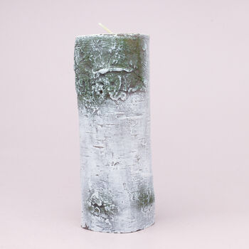 G Decor Birch Tree Effect Grey 3D Owl Pillar Candle, 4 of 6