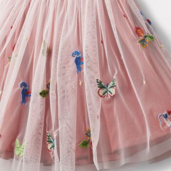 Butterfly And Unicorn Embroidered Skirt, 3 of 3