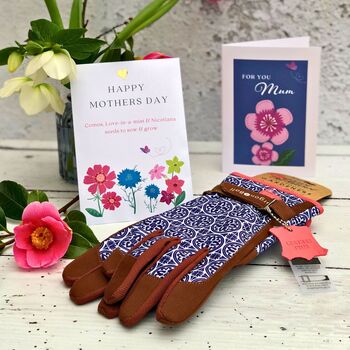 Womens Luxury Gardening Gloves And Flower Garden Seeds To Sow Now, 3 of 6