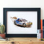 Ford Rs200 Rally Car Illustration, thumbnail 1 of 2