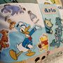Keepsake Memory Pillow Made From Baby Clothes: Favourite Characters Patchwork Cushion Gift, thumbnail 12 of 12