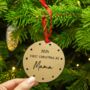 First Christmas As Mummy Personalised New Mum Christmas Decoration, thumbnail 2 of 6