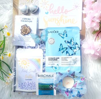 Hello Sunshine Butterfly Cheer Up Box | Pick Me Up Care Package | Birthday, 4 of 12