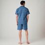 Men's 'Marrakesh' Paisley Crisp Cotton Short Pyjama Set, thumbnail 3 of 4