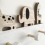 Children's Wooden Animal Wall Coat Hooks, thumbnail 3 of 6