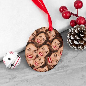 Personalised Face Christmas Ornament, 4 of 7