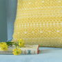 Knitted Fair Isle Rectangle Cushion, thumbnail 2 of 5