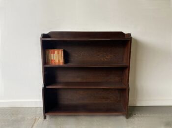 Antique Vintage Free Standing Oak Book Shelves, 10 of 12