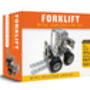 Make Your Own Forklift Truck Mini Metal Construction Set, thumbnail 2 of 6