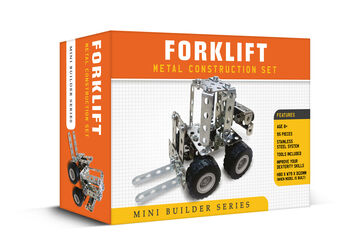 Make Your Own Forklift Truck Mini Metal Construction Set, 2 of 6