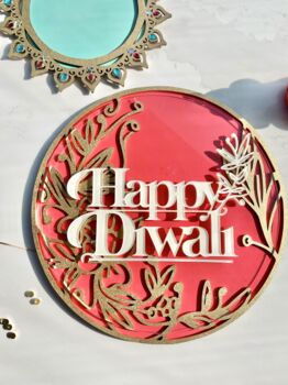 Happy Diwali Decorative Sign, 2 of 6