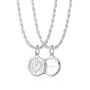 Engraved Sterling Silver Manifest Love Necklace, thumbnail 7 of 8