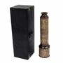 Personalised 16 Inch Gunmetal And Leather Telescope, thumbnail 4 of 11
