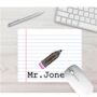 Personalised Teacher's Gift , Pencil Mouse Mat, thumbnail 1 of 2