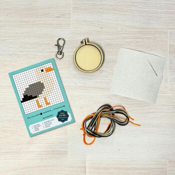 I'd Give You My Last Chip! Mini Matchbox Cross Stitch Kit, 6 of 12
