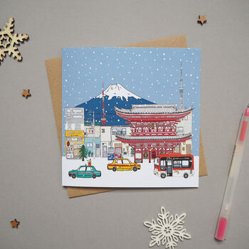 Five Cityscape Christmas Cards Mix And Match, 12 of 12