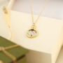 Zodiac Star Sign Disc Shaped Necklace – 12 Signs, thumbnail 2 of 12