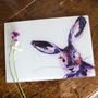 Inky Hare Glass Worktop Saver, thumbnail 5 of 6