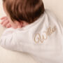 Personalised Cotton Babygrow, thumbnail 2 of 8