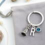 Personalized Lighthouse Keyring, Sea Lover Gift, thumbnail 10 of 10