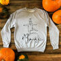 Bear And Triceratops Men's Jumper, thumbnail 1 of 4