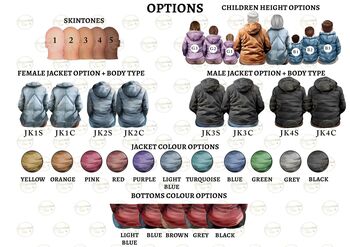 Personalised Family Portrait Print With Pets, 3 of 12