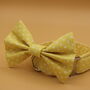 Yellow Polkadot Dog Bow Tie, thumbnail 1 of 6