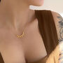 Adhira Circle Bar Necklace, thumbnail 3 of 7