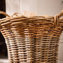 Avalon Two Tone Wicker Log Basket, thumbnail 5 of 6