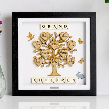 Father’s Day Gift For Dad Personalised Wooden Family Tree, 9 of 12