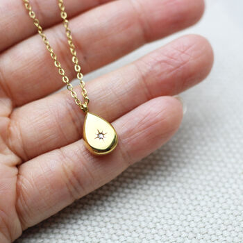 Oval Gold Plated Necklace, 3 of 6