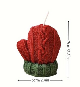 Christmas Mitten Spice Scented Candle, 6 of 7