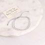 Sterling Silver 'I'd Help You Bury The Body' Morse Code Bracelet, thumbnail 5 of 7
