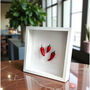 Ceramic Kitchen Wall Art: Three Red Chillies, thumbnail 1 of 9