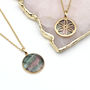 Personalised Gold Plated And Mother Of Pearl Pendant, thumbnail 4 of 9