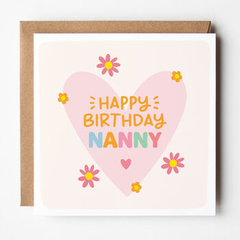 Happy Birthday Card For Grandma/Gran/Granny/Nanna/Nanny/Nan, 5 of 6