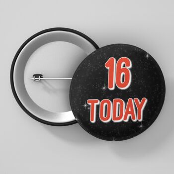 Large Birthday Badge Add Any Age, 5 of 5