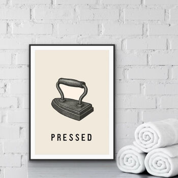 Pressed Laundry Room Print, 2 of 4