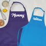 Mummy And Son Personalised Apron Set, thumbnail 3 of 6