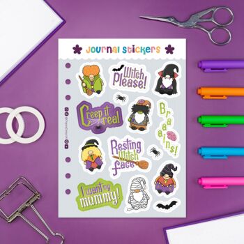 'The Spooky One' Halloween Gonks Journaling Bundle, 5 of 9