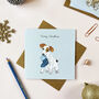 Festive Jack Russell Christmas Card, thumbnail 1 of 2