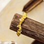 Citrine Gemstone Chip Bracelet | Crystal Jewellery, thumbnail 2 of 3