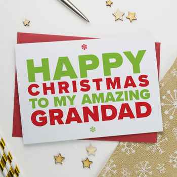 Christmas Card For Gramps, Grampy, Grandad, Grandpa, 2 of 4