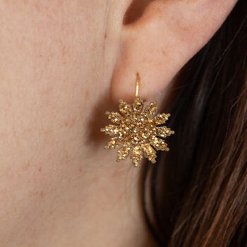 Handmade Star Earrings – Paris Place De L’Étoile – Gold Filled Or Sterling Silver, 3 of 4
