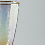 G Decor Set Of Four Lustre Hammered Flute Glasses, thumbnail 4 of 4