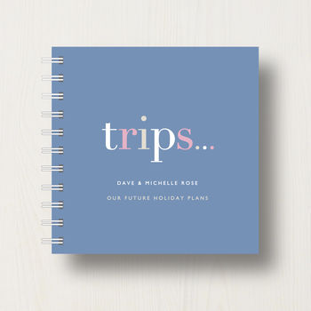 Personalised 'Trips' Small Notebook, 6 of 10