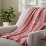 Personalised Cable Knit Pom Pom Baby Blanket, thumbnail 6 of 7