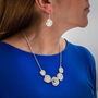 Rose Shell Necklace And Earring Jewellery Set, thumbnail 1 of 4